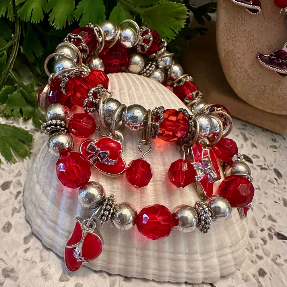 Red Hat Society jewelry collection - Picture 5 of 13